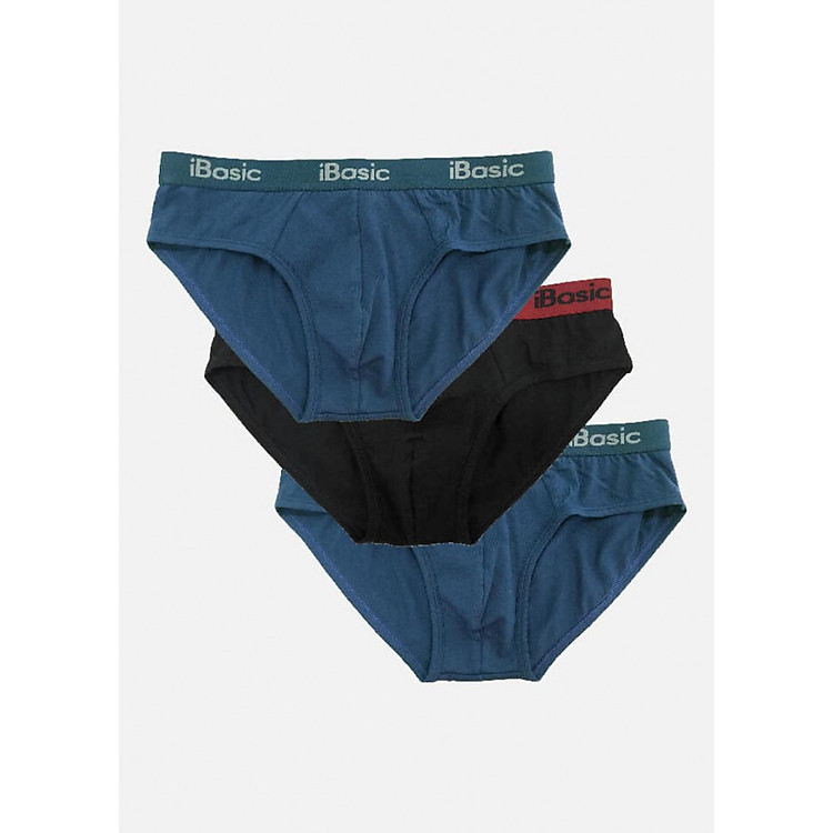 Combo 3 quần lót nam brief iBasic PANM077