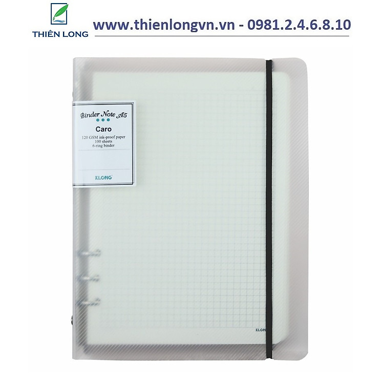 Sổ Caro File Nhựa A5 (100 tờ)