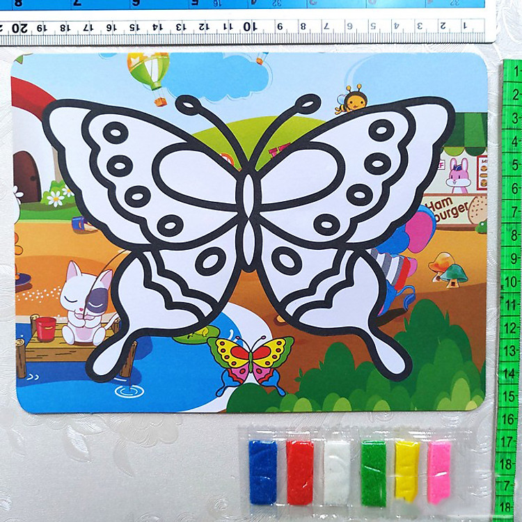 10 Tranh Tô Màu Cát (Giao Mãu ngẫu nhiên)