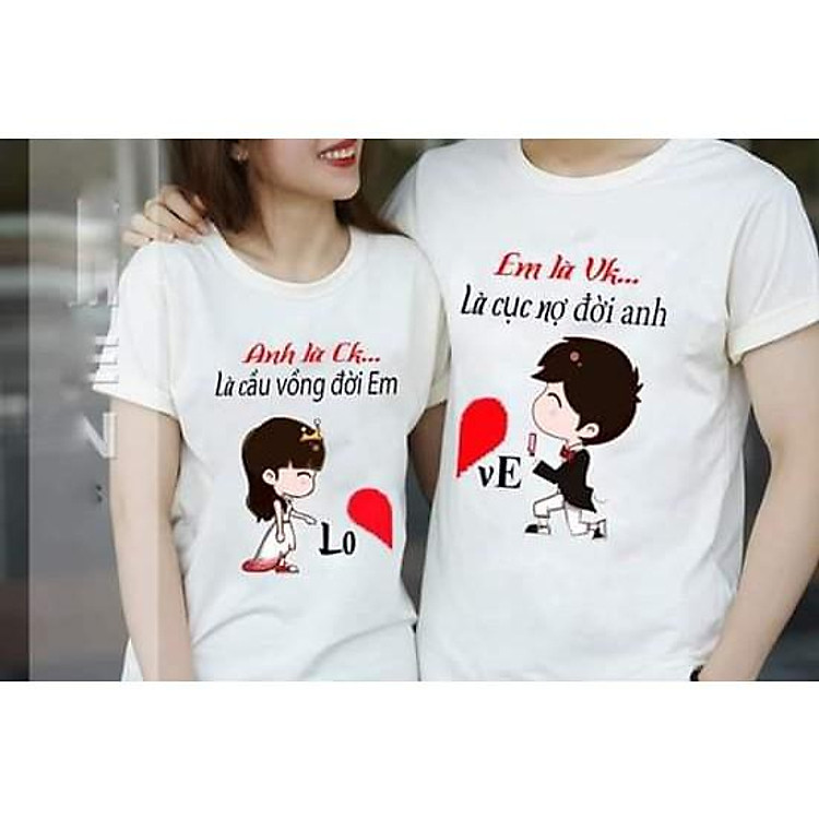 ÁO ĐÔI VK CK THỜI TRANG - GIÁ 2 ÁO