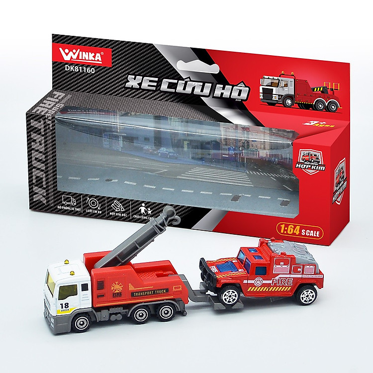 Đồ Chơi Duka Mô Hình Xe Cứu Hộ Chính hãng Tiết kiệm - Hình ảnh 2
