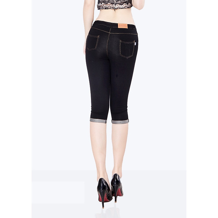 Quần Legging lửng thun giả Jeans cao cấp