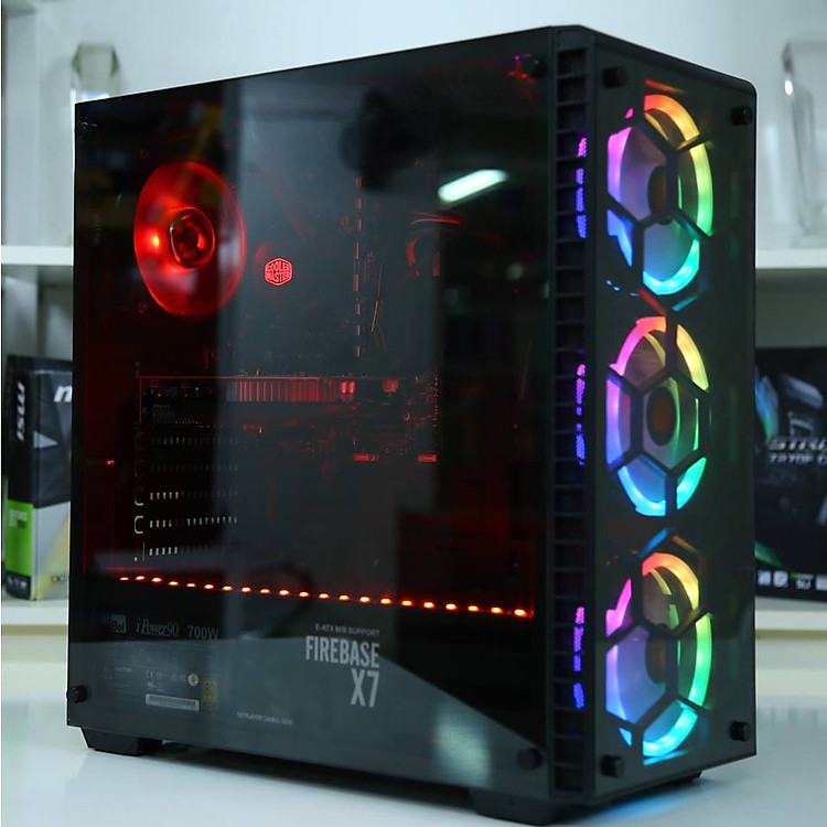 Bộ PC GEAR87166 Core i7 8700 / 32G / GTX 1060 6G - Hàng Chính Hãng