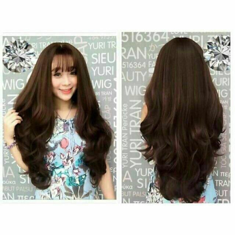 Tóc giả cao cấp- tặng luói chùm tóc- hình thật