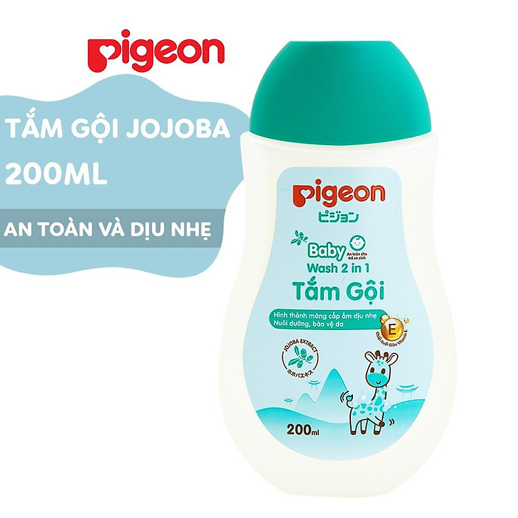 Mua Tắm gội dịu nhẹ Pigeon Hương Jojoba 200ml Chính hãng Tiết kiệm - Hình ảnh 3