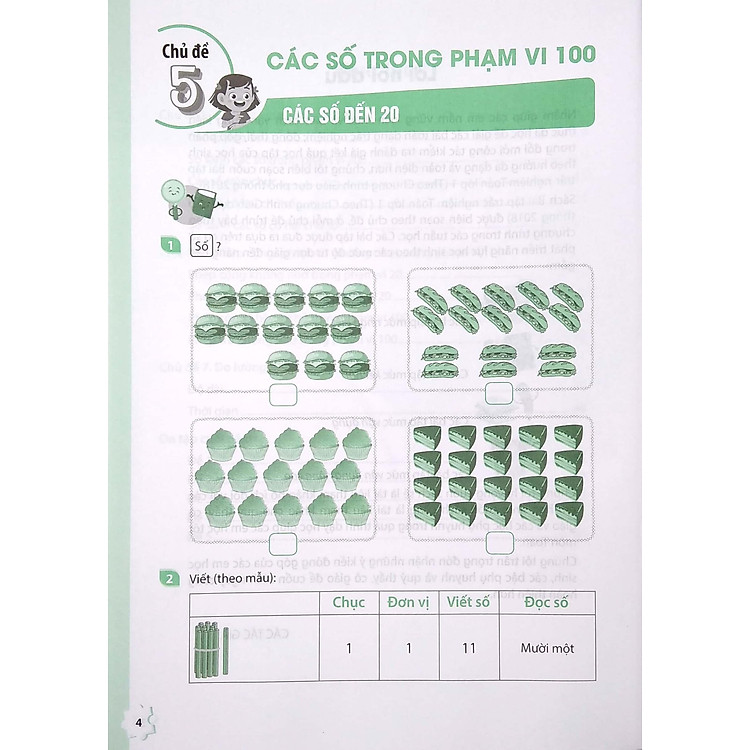 Bài Tập Trắc Nghiệm Toán Lớp 1 - Tập 2 (Theo Chương Trình Giáo Dục Phổ Thông 2018) - Ảnh 2