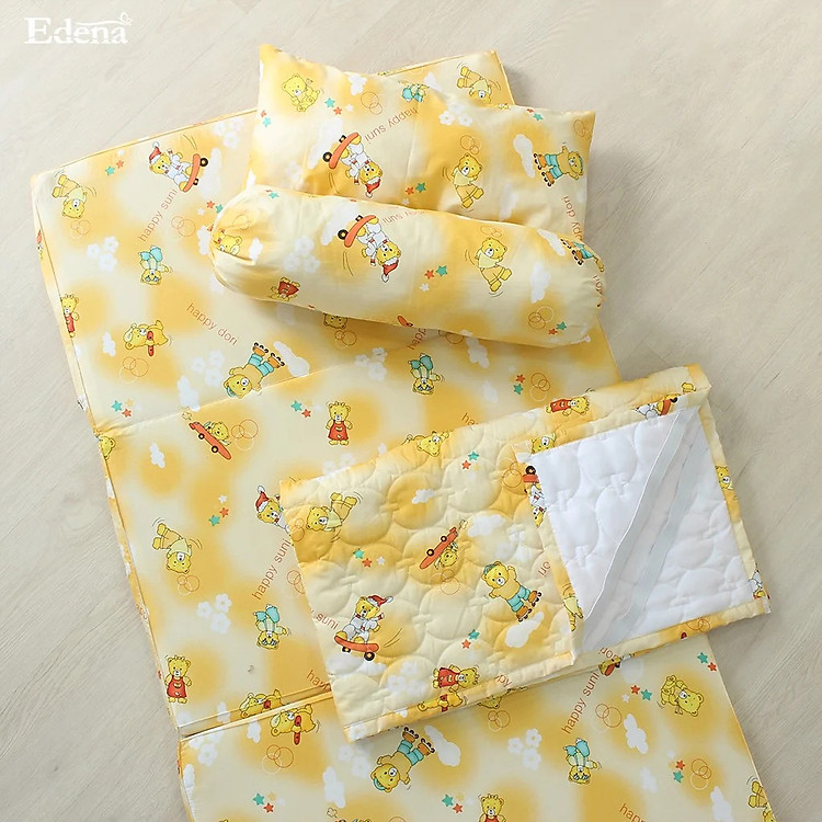 Bộ Nệm Bông Ép Edena Trẻ Em Chính hãng Tiết kiệm - Hình ảnh 3