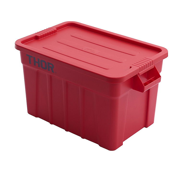 Thùng nhựa đựng đồ đa năng chịu lực dung tích lớn 75L có nắp HORECA TRUST mã 3012RD