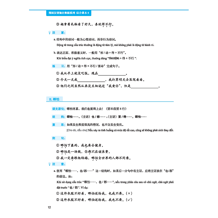 Giáo Trình Tiếng Trung Tăng Cường (Khổ Lớn - In Màu) - Giáo Trình Tổng Hợp 5 - Ảnh 9