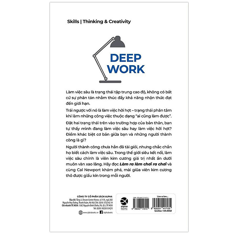 Deep Work - Làm Ra Làm, Chơi Ra Chơi (Tái Bản) - Ảnh 2