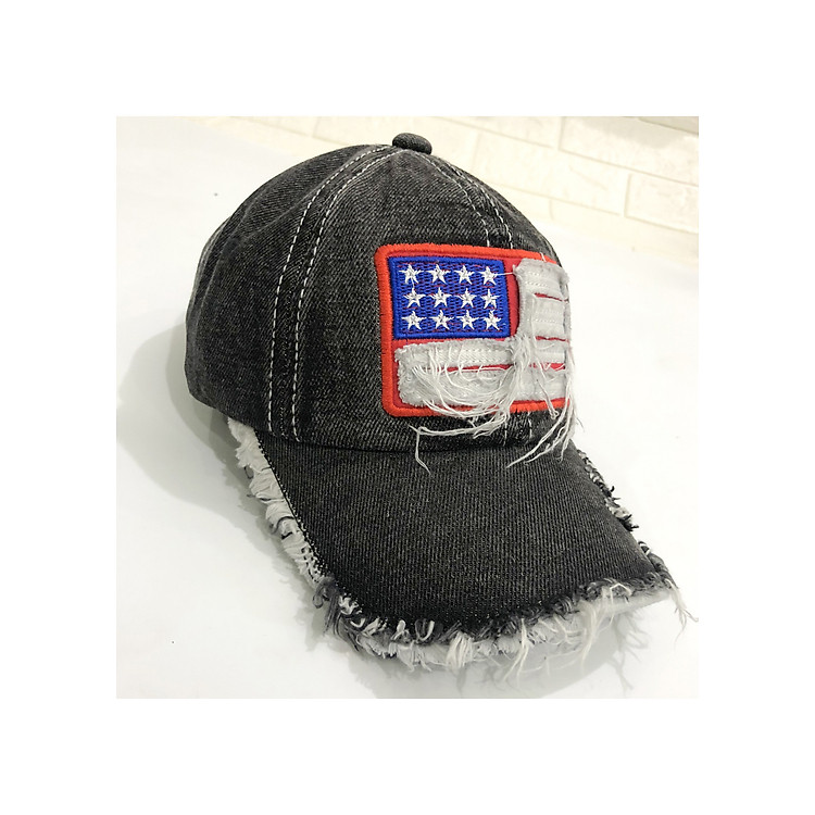 Nón kết jean nón lưỡi trai nam vải jean cao cấp thời trang Everest