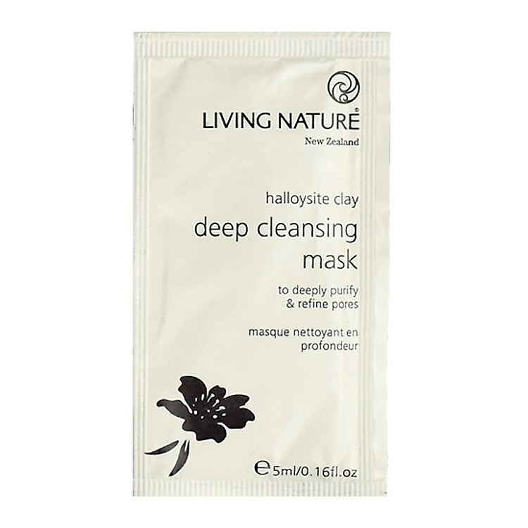 Mặt Nạ Đất Sét Living Nature Deep Cleansing Mask (Gói 5ml)