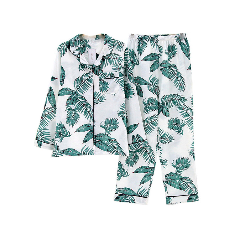 Bộ pijama phối hoa cho bạn cảm giác gần gủi thiên nhiên 216