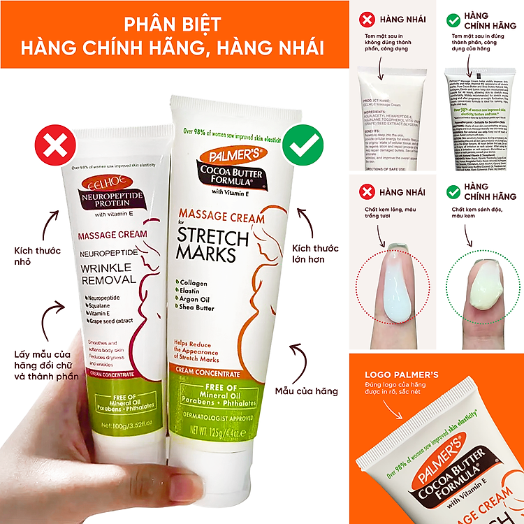 Kem ngăn ngừa và phục hồi rạn da giữa thai kỳ Palmer’s 125g