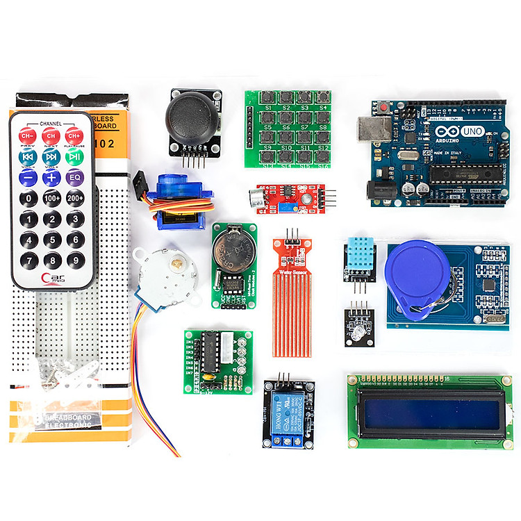 Bộ Kit Học Tập Thực Hành Lập Trình Arduino Uno R3 Cơ Bản V2
