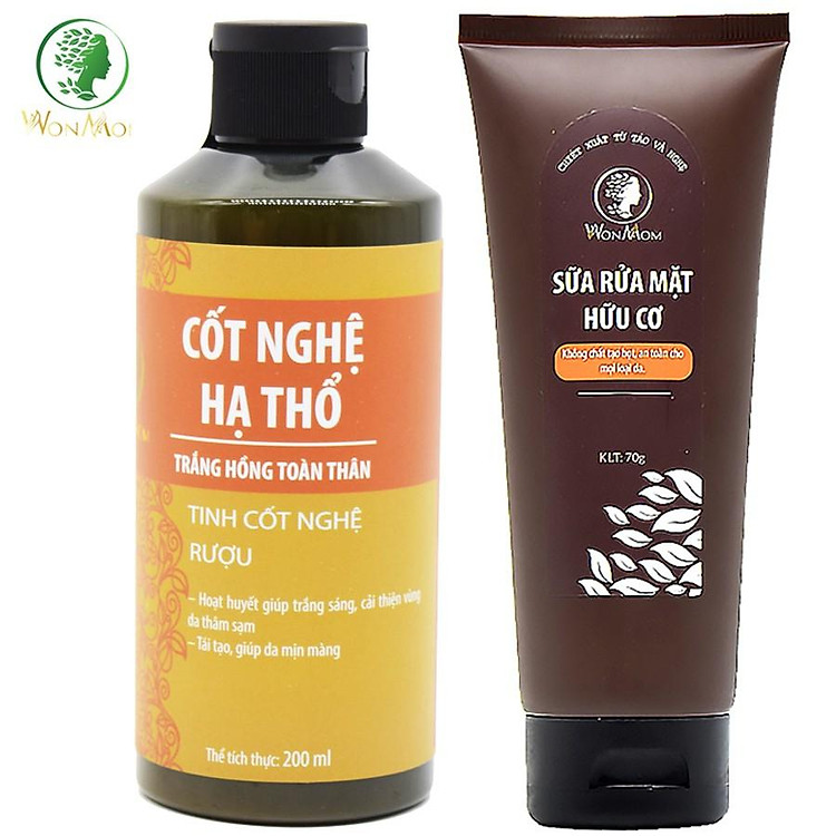Chọn mua tại Shopee: Bộ dưỡng trắng da hữu cơ Wonmom mua giá tốt nhất tại Shop Mall