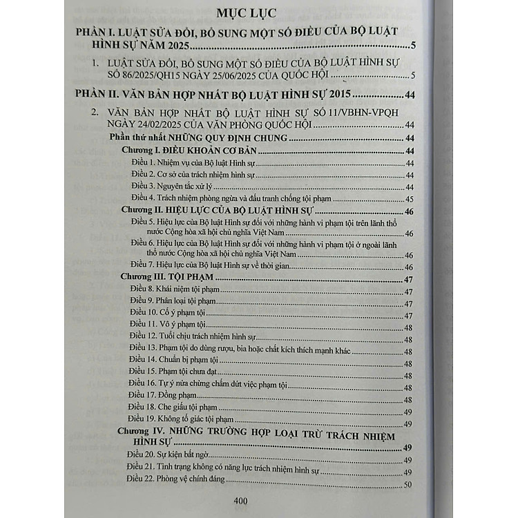 Bộ Luật Hình Sự năm 2015, Bộ Luật Tố Tụng Hình Sự năm 2015 sửa đổi, bổ sung năm 2025 - Ảnh 3