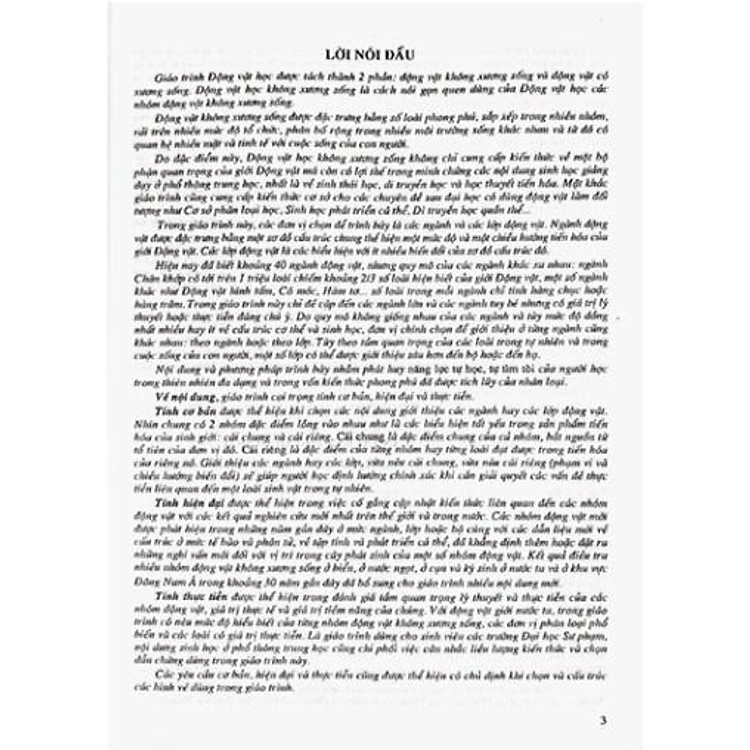 Động vật học Không xương sống - Ảnh 2