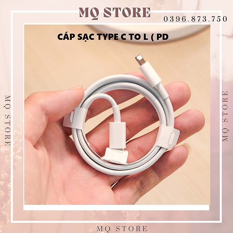 Dây cáp sạc Type C to iphone sạc nhanh 20W dành cho iPhone, độ dài 1 mét(hàng chính hãng)