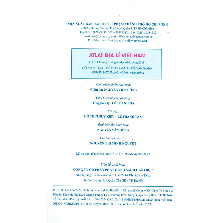 ATLAT ĐỊA LÍ VIỆT NAM (Theo Chương Trình Giáo Dục Phổ Thông 2018) - Ảnh 5