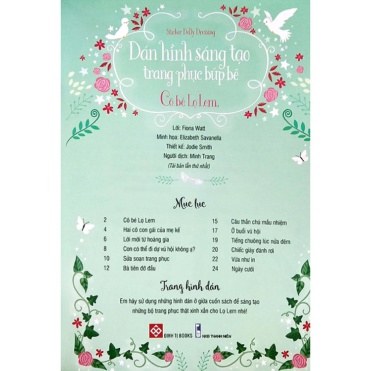 Sticker Dolly Dressing - Dán Hình Sáng Tạo Trang Phục Búp Bê - Ảnh 4