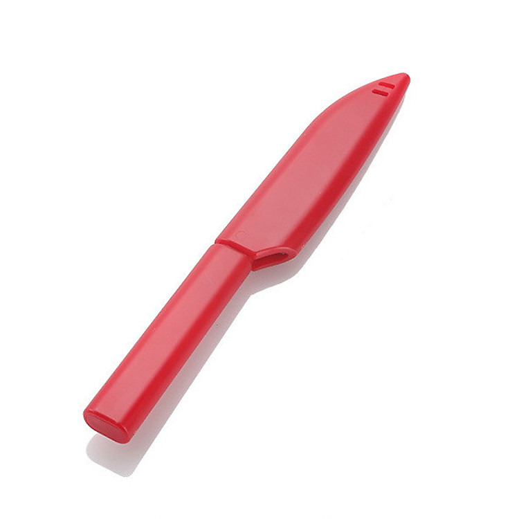 Dao gọt hoa quả có nặp đậy kháng khuẩn nội địa Nhật Bản - Giao màu ngẫu nhiên