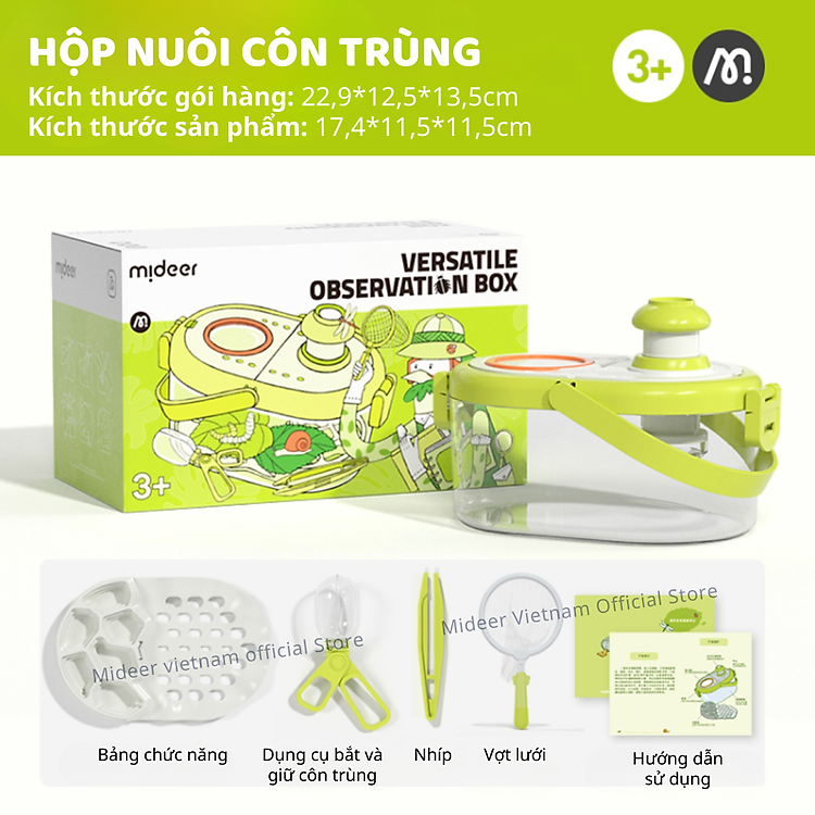 Hộp nuôi côn trùng Mideer Chính hãng Ưu đãi - Hình ảnh 3