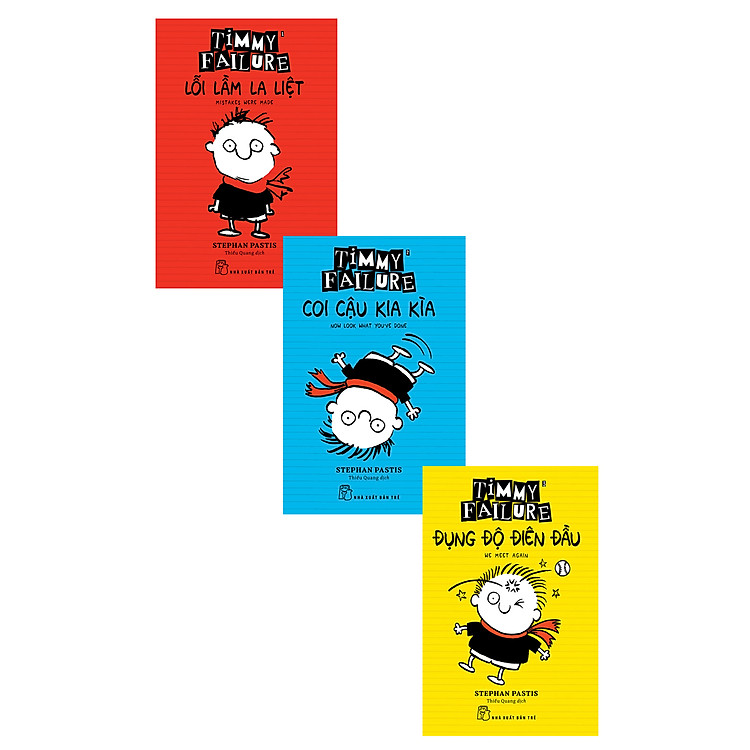 Combo Timmy Failure: Đụng Độ Điên Đầu + Coi Cậu Kia Kìa + Lỗi Lầm La Liệt (Bộ 3 Cuốn)_TRE
