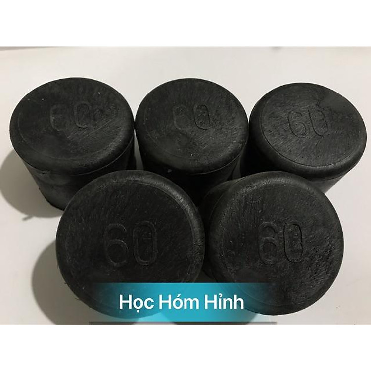 Combo 5 Chụp nhựa - cao su bịt ống 60