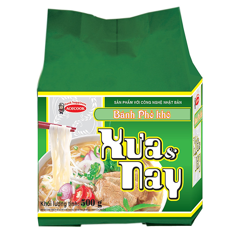 Bánh Phở Khô Xưa & Nay Gói 500g