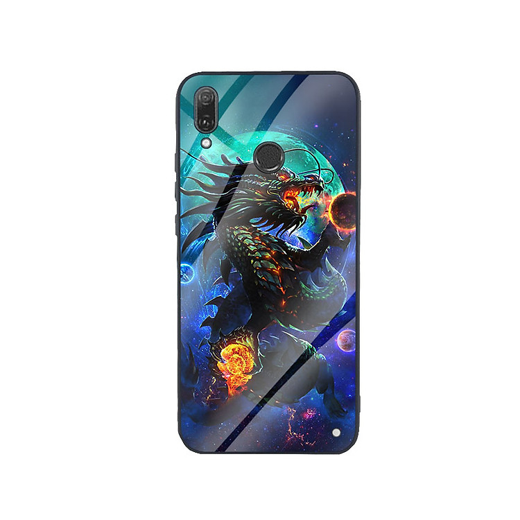 Ốp Lưng Kính Cường Lực cho điện thoại Huawei Y9 2019 - Dragon 10