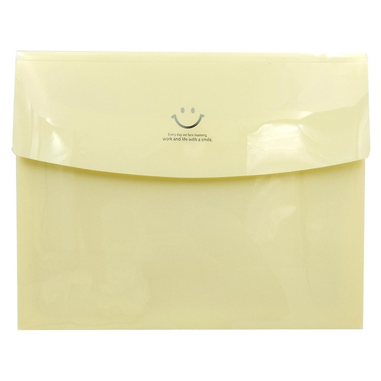 File Mặt Cười A4 A9034 – Màu Vàng