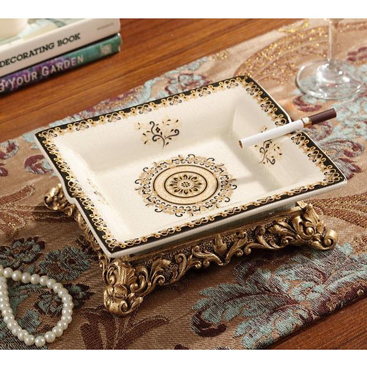 Gạt Tàn Thuốc Sứ Chữ Nhật