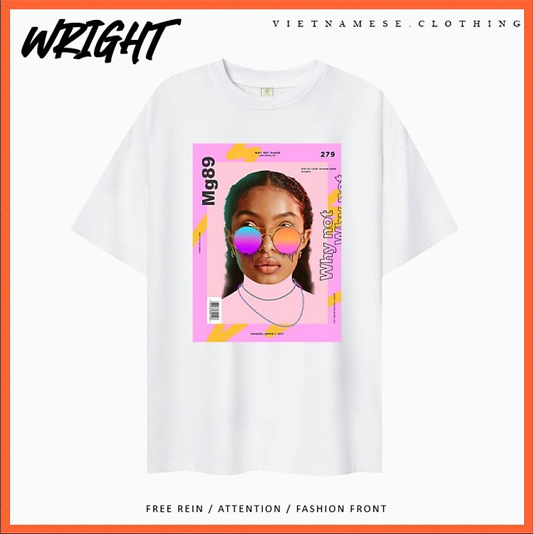 Áo Phông Tay Lỡ Bad Girl Cool Ngầu Phong Cách Âu Mỹ Form Rộng Unisex 100% Cotton