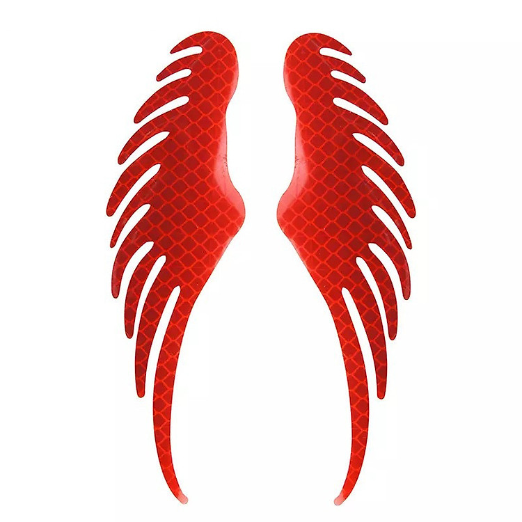 Logo đôi cánh phản quang dán xe ô tô