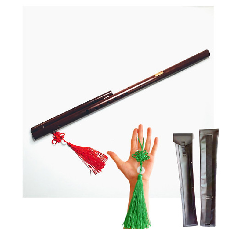 Sáo Mèo Kép Tone C - Cho Người Mới Tập - Tặng Kèm Túi Da Đựng Sáo + Dây Treo Nhiều Màu Sắc