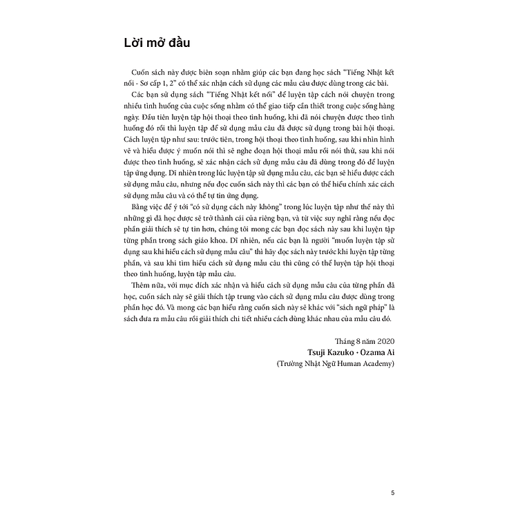 Tsunagu Nihongo Tiếng Nhật Kết Nối Sơ Cấp - Sách Giải Thích Ngữ Pháp - Ảnh 5