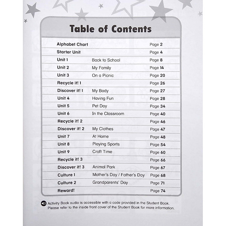 Superkids 3rd Activity Book Level 1 - Ảnh 2