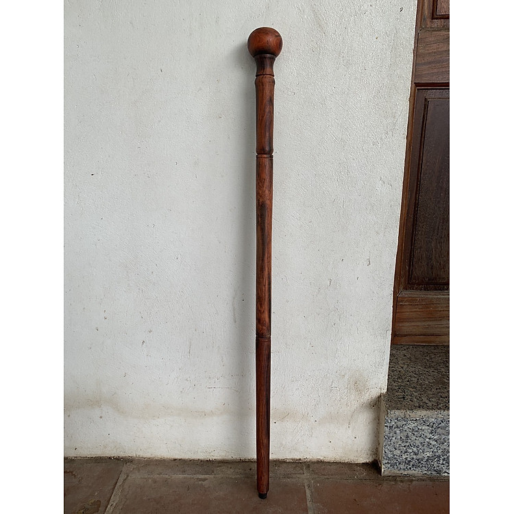 Gậy batong gỗ trắc đỏ đen cho người già Đảm bảo Giá rẻ - Hình ảnh 3