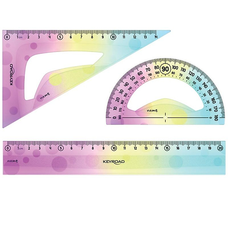 Bộ Thước Học Sinh Keyroad KR972402 - Ảnh 3