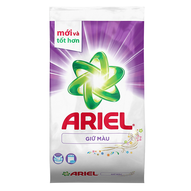 Bột Giặt Ariel Giữ Màu Quần Áo Túi 5.5kg