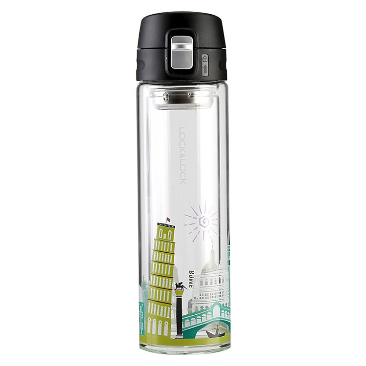 Bình Trà Thủy Tinh 2 Lớp LOCK & LOCK LLG663CLD (350ml)