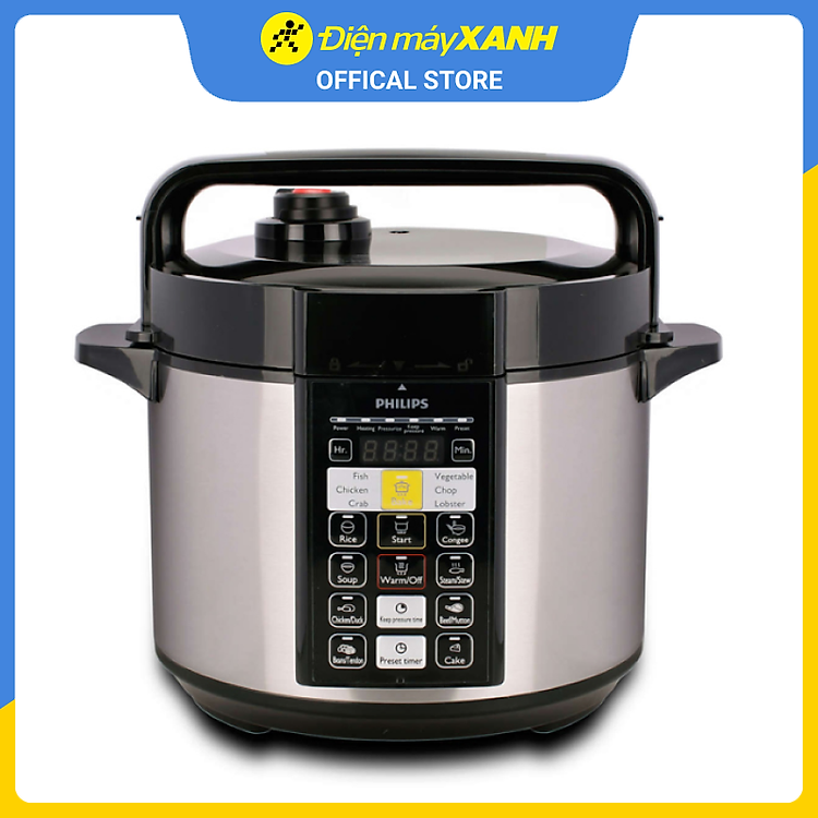 Nồi áp suất điện Philips HD2136/66 5 lít - Hàng chính hãng