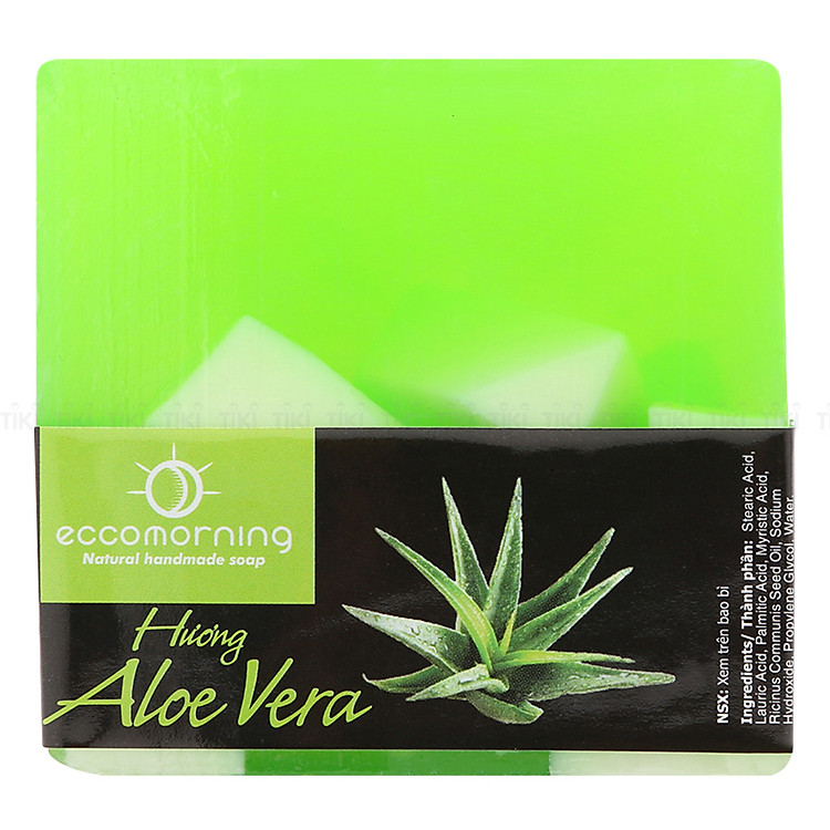 Xà Bông Thiên Nhiên Handmade ECCOMORNING Hình Vuông (110g)