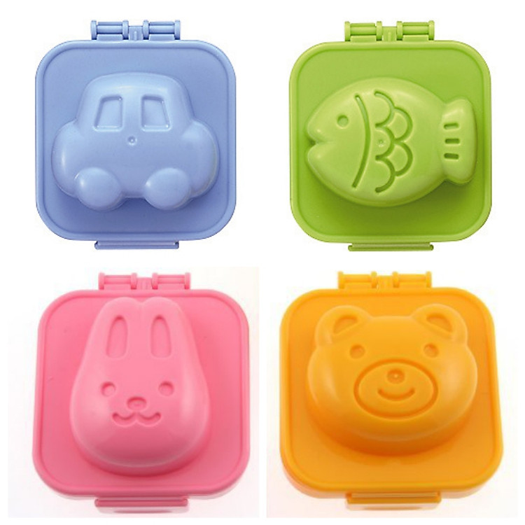 Bộ 4 khuôn cơm tạo hình cho bé thương hiệu Kokubo Nhật Bản