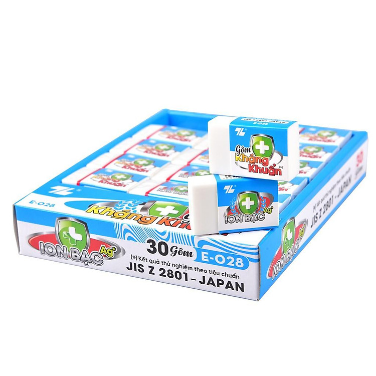 Gôm tẩy xóa chì kháng khuẩn Thiên Long E-028 (10 chiếc) - Ảnh 6