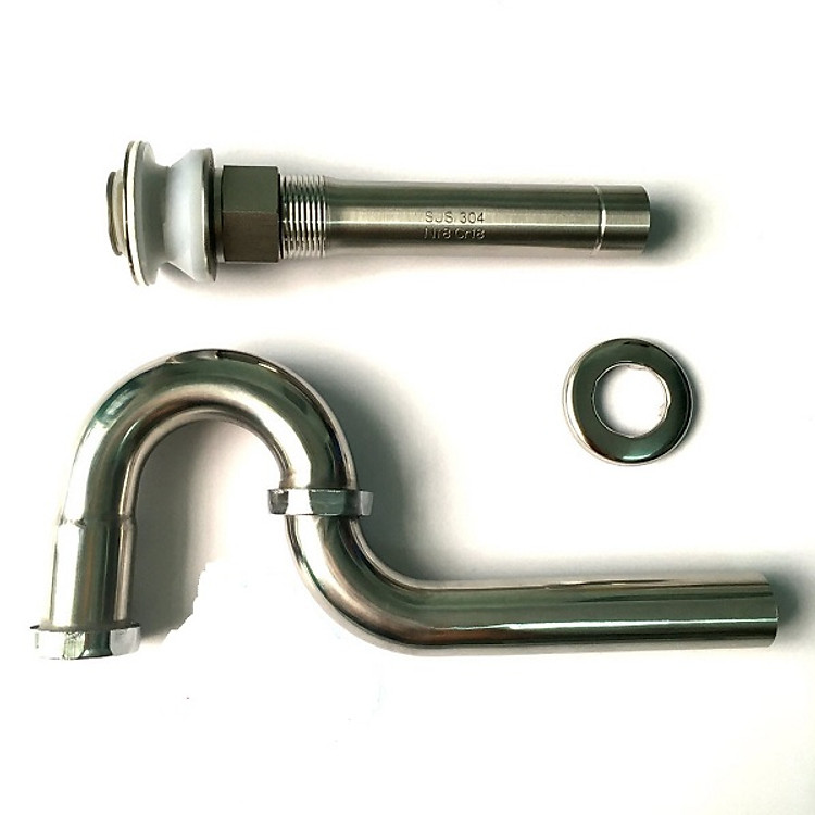Bộ xả, xiphông lavabo (chậu rửa mặt) INOX 304