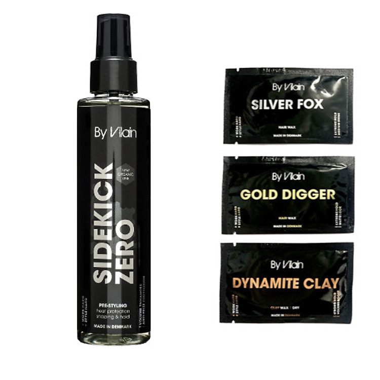 Gôm xịt tạo phồng By Vilain Sidekick Zero - Tặng 1 gói mini size 8 ml bất kỳ