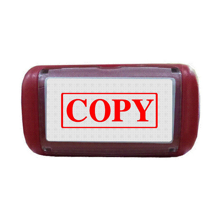 Con dấu liền mực Copy (Mực đỏ)