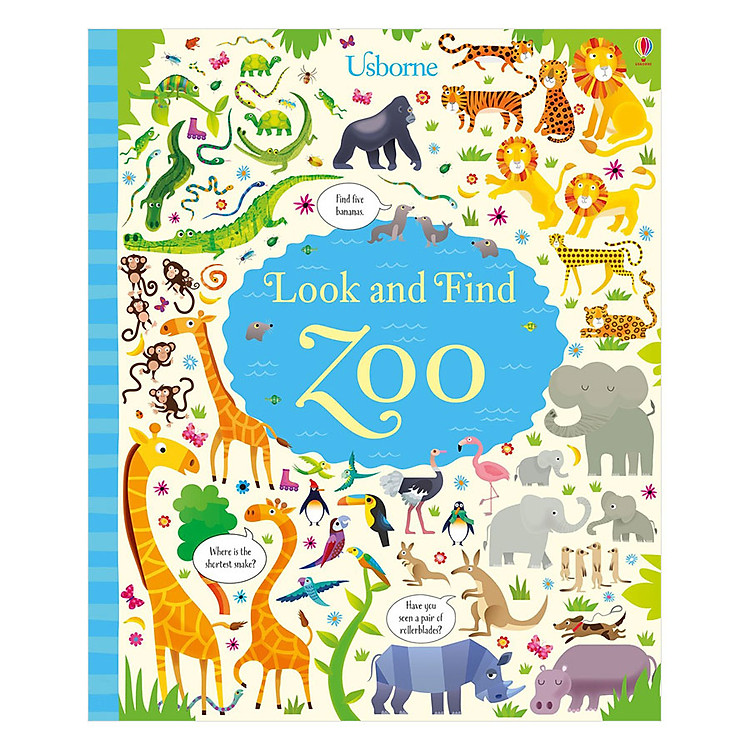 Sách Usborne Look And Find: Zoo
